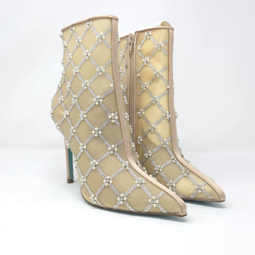 Betsey Johnson Women's Larkk Ankle Boot Nude - Picture 2 of 11